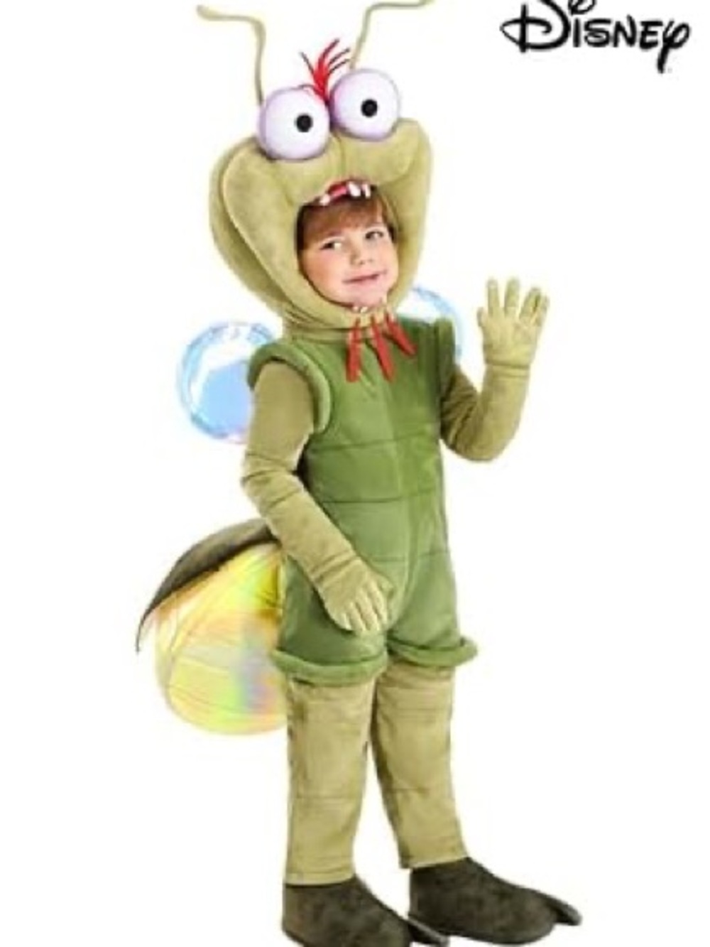Disney Princess and the Frog Ray Costume, Green Firefly 4T Wings World Land